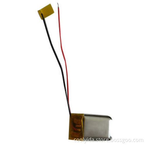 80mAh Lithium Polymer Battery with 3.7V and Long Lifespan, Measures 40 x 10 x 30mm